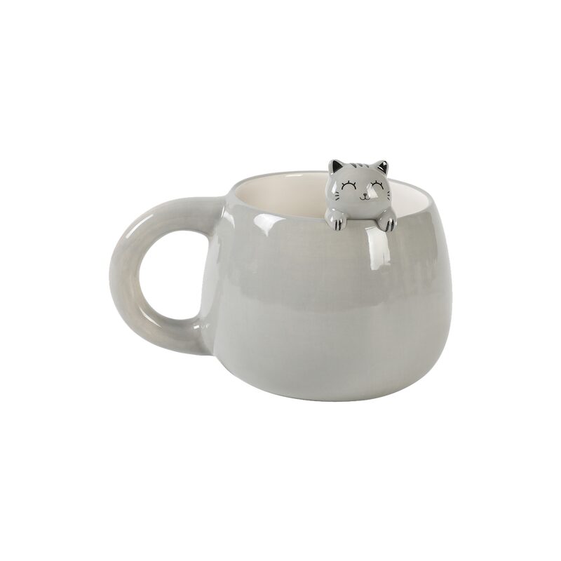 Mug CHAT coloris gris