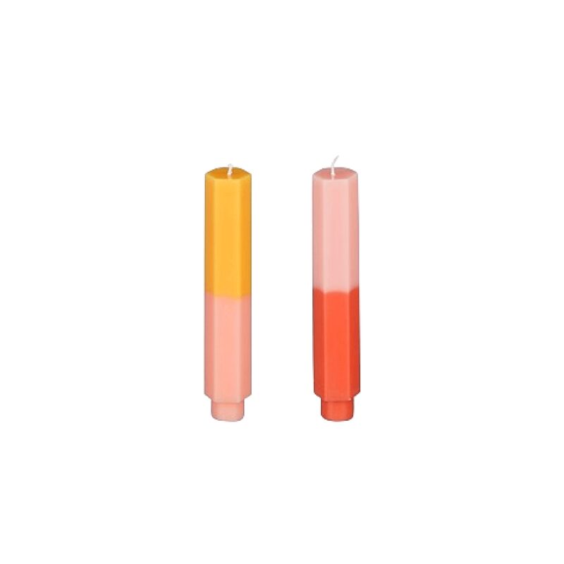 Bougie DIP-DYE coloris multicolore