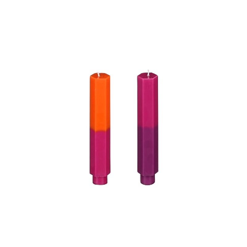Bougie DIP-DYE coloris rose