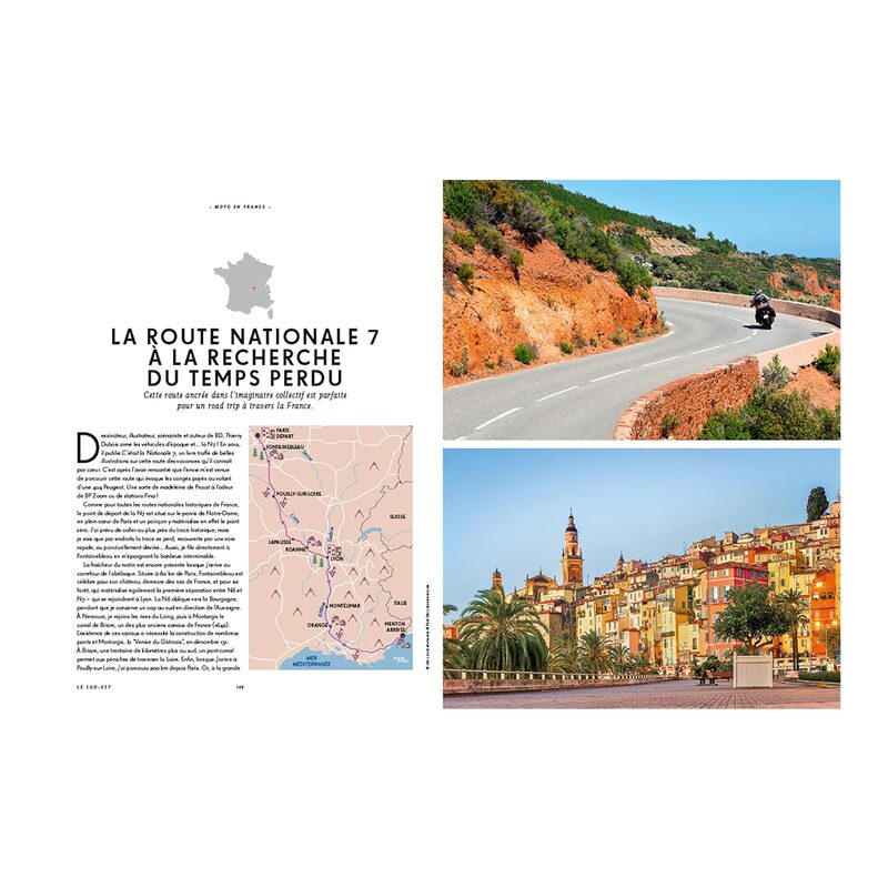 Livre voyage et nature MOTO EN FRANCE