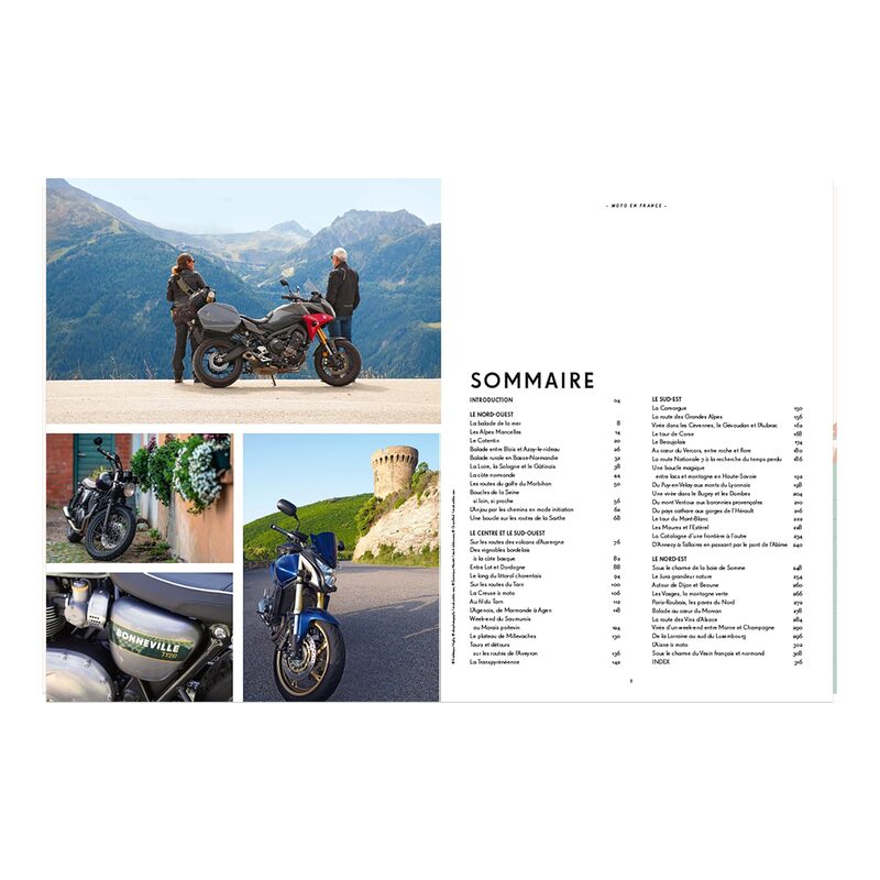 Livre voyage et nature MOTO EN FRANCE