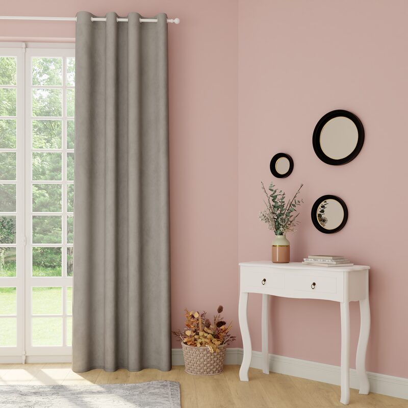 Rideau VELVET coloris perle 140 x 260 cm