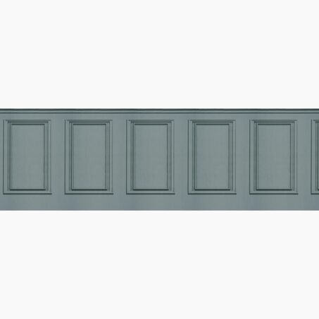 Papier peint intissé SOUBASSEMENT MOULURES vert de gris