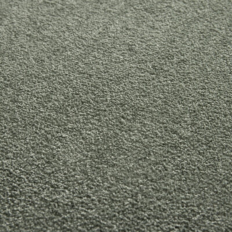 Tapis FEEL coloris vert de gris 80 x 150 cm