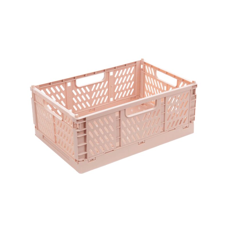 Panier MAHÉ coloris rose