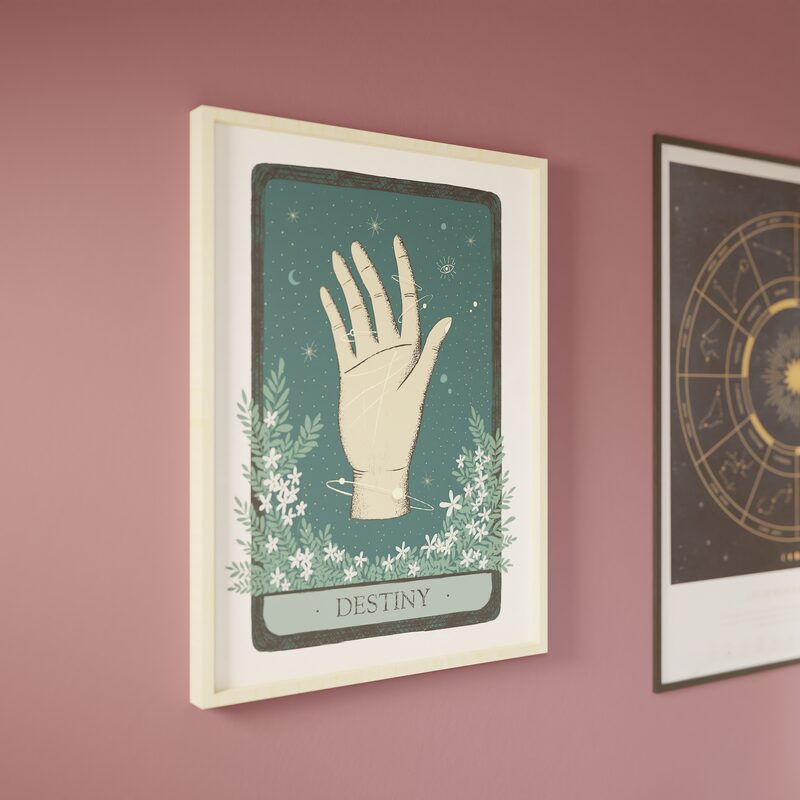 Tableau DESTINY coloris vert