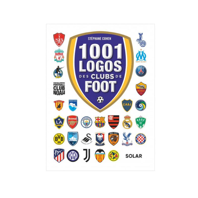 Livre sport 1001 LOGOS DES CLUBS DE FOOT