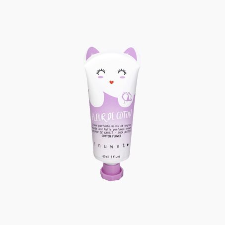 Inuwet Crème mains CHAT FLEUR DE COTON FLEUR DE COTON