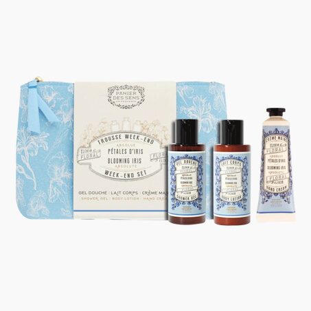 Panier des sens Coffret cosmétique TROUSSE WEEK-END PÉTALES D'IRIS Iris