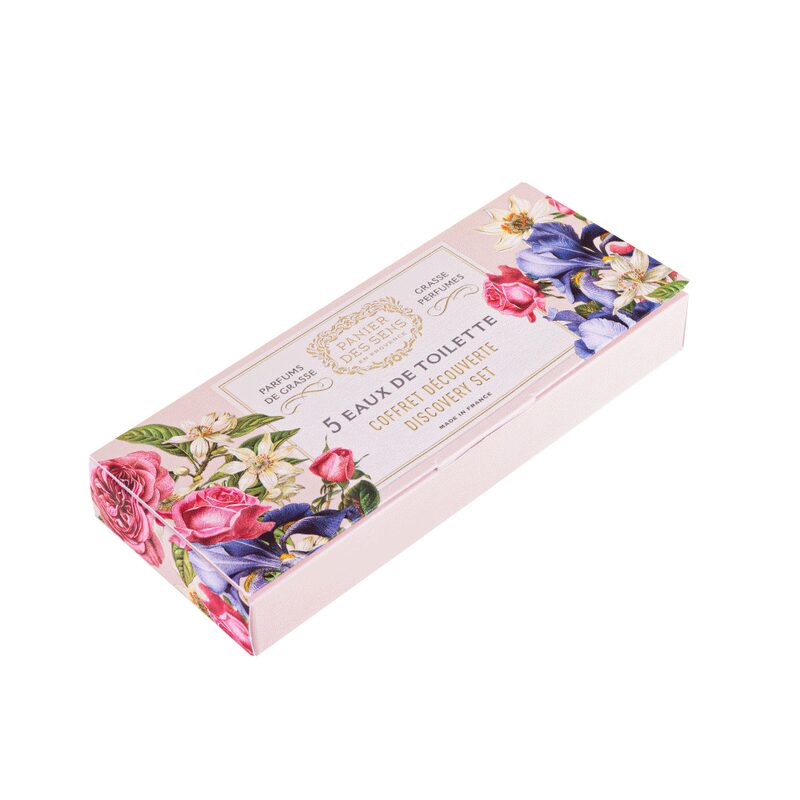 Coffret cosmétique COFFRET DÉCOUVERTE EAUX DE TOILETTE Rose, iris, fleur d'oranger, jasmin, verveine