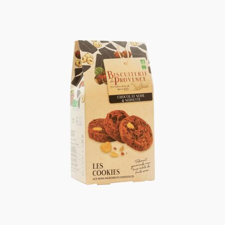 Biscuits COOKIES CHOCOLAT NOIR ET NOISETTE