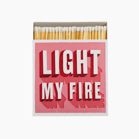 Archivist Allumettes LIGHT MY FIRE coloris rose