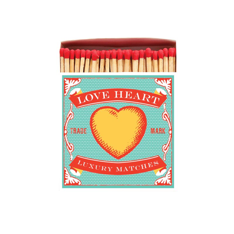 Allumettes LOVE HEART coloris bleu