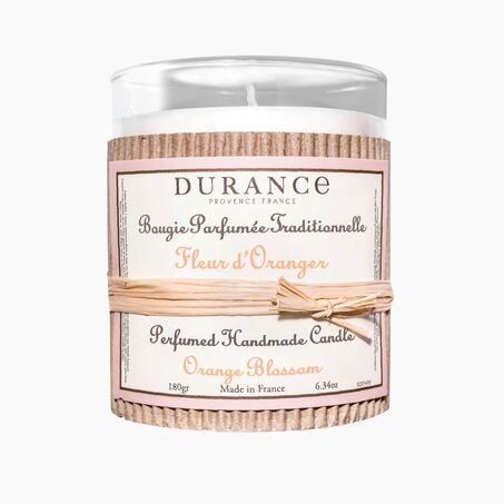 Durance Bougie parfumée TRADITIONNELLE Fleur d'Oranger