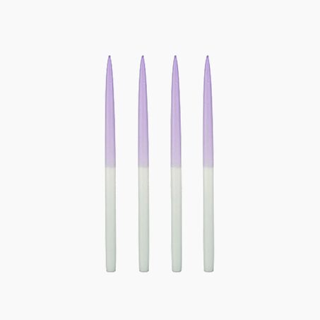 Bougie DIP-DYE coloris mauve