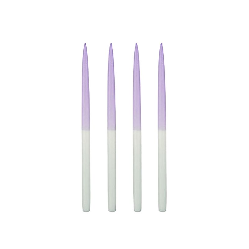 Bougie DIP-DYE coloris mauve