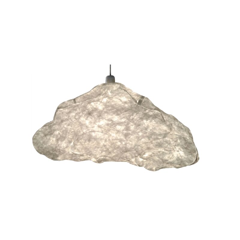 Suspension CIRRUS coloris blanc 33 x 69 cm