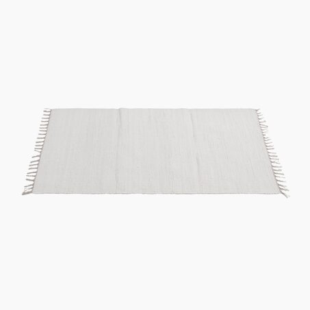 Tapis TINA coloris blanc 50 x 80 cm