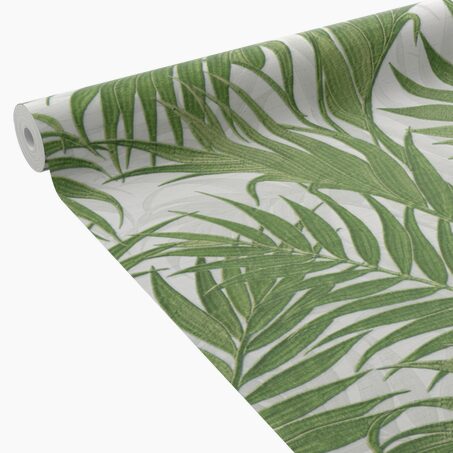 Papier peint intissé GRACIE coloris vert absinthe