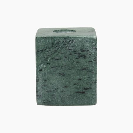 Bougeoir PRATO coloris vert hauteur 6 cm