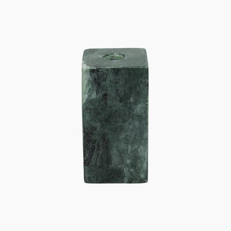 Bougeoir PRATO coloris vert hauteur 11 cm