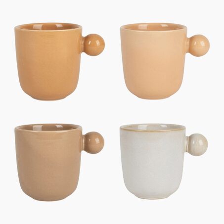 Coffret tasses KLOSEN coloris beige