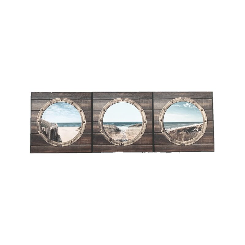 Triptyque HUBLOT coloris Marron, Bleu