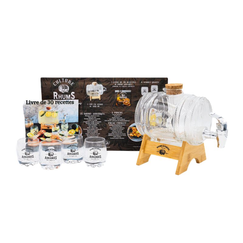 Coffret shooters CULTURE RHUM coloris transparent