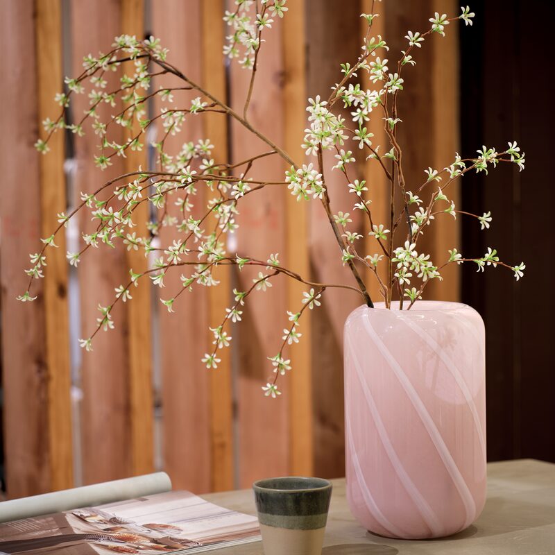 Vase FLUDY coloris rose