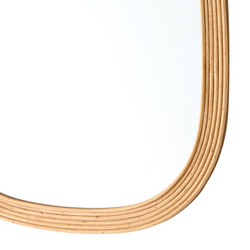 Miroir en bois POLLIS 36 x 46 cm