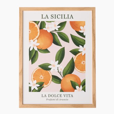 4MURS Tableau LA DOLCE VITA coloris multicolore