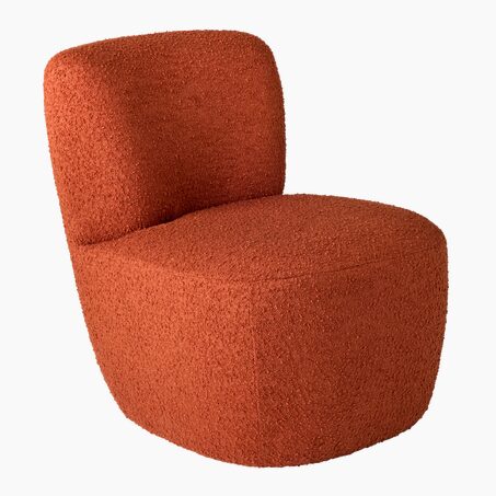 Fauteuil MARLA coloris terracotta