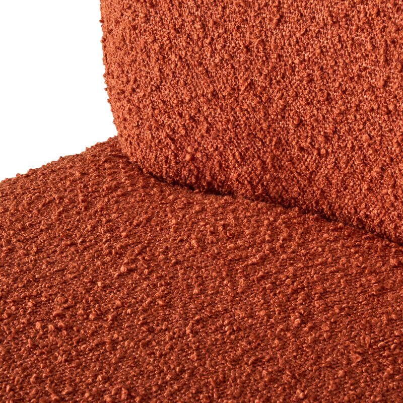 Fauteuil MARLA coloris terracotta