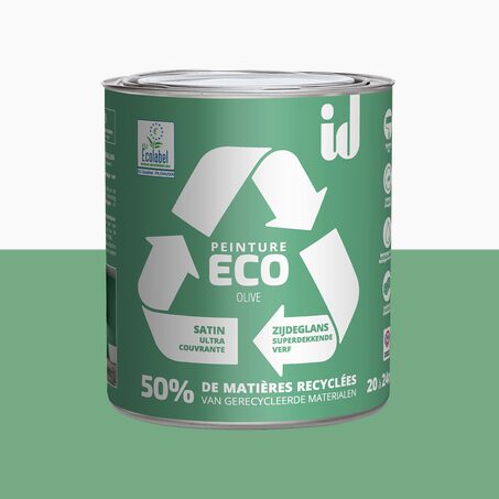ECO ID Peinture ECO Acrylique olive Satiné 2 L