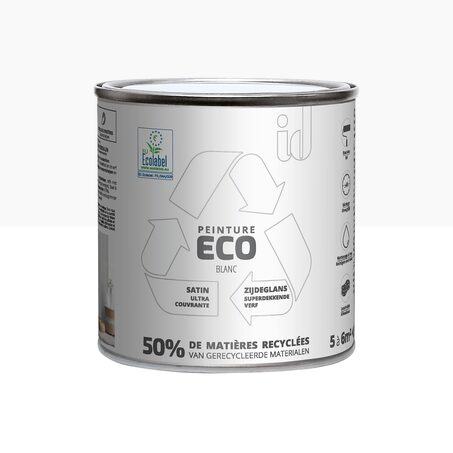 ECO ID Peinture ECO Peinture blanc Satiné 0,5 L