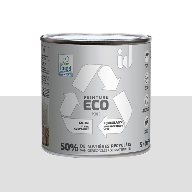 Peinture ECO Acrylique gris perle Satiné 0,5 L