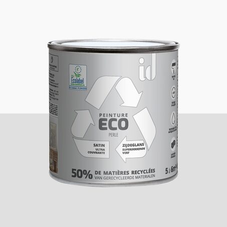 ECO ID Peinture ECO Peinture gris perle Satiné 0,5 L