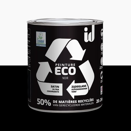 ECO ID Peinture ECO Peinture noir Satiné 2 L