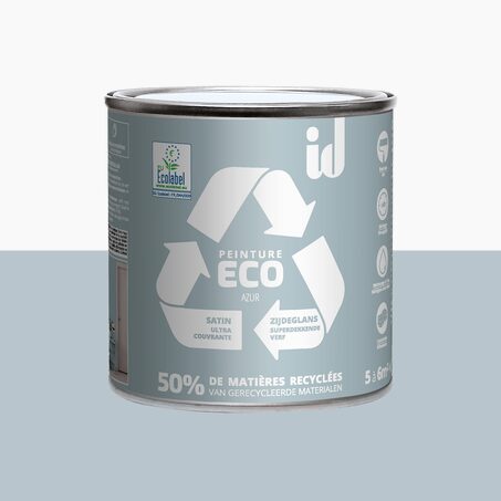 ECO ID Peinture ECO Peinture azur Satiné 0,5 L