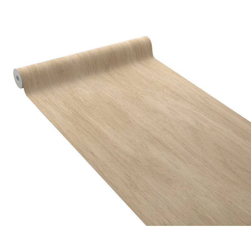 Papier peint intissé pré-encollé DOUGLAS coloris bois clair