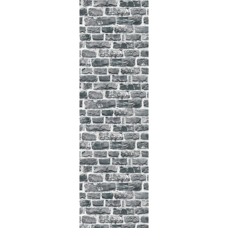 Papier peint intissé pré-encollé KENTUCKY coloris gris foncé