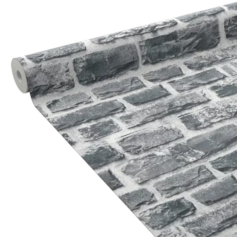 Papier peint intissé pré-encollé KENTUCKY coloris gris foncé