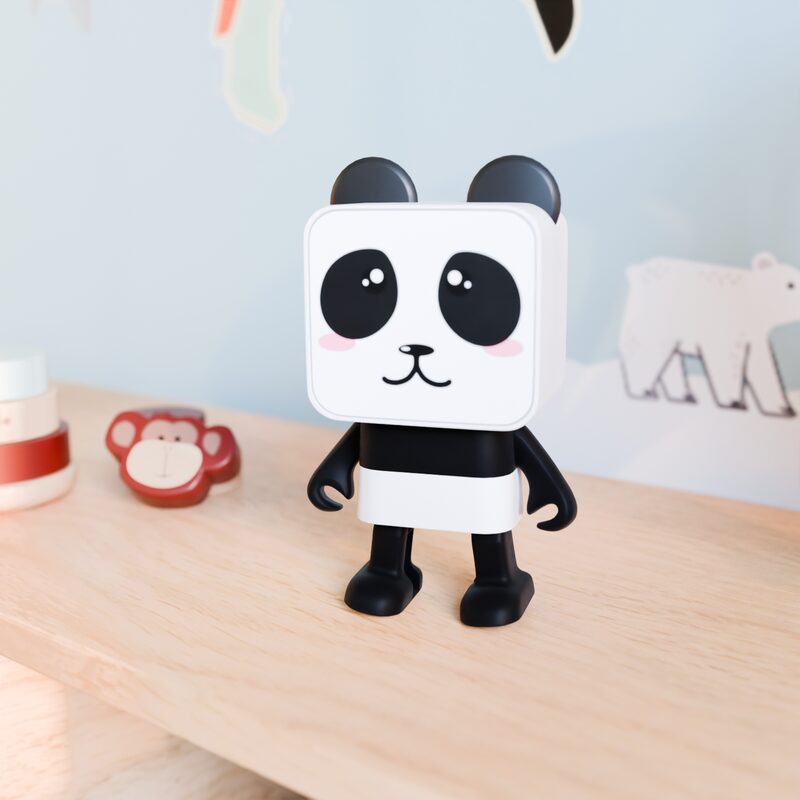 Enceinte DANCING ANIMAL PANDA coloris blanc