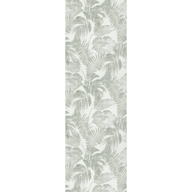 Papier peint intissé pré-encollé ELYMA coloris vert grisé