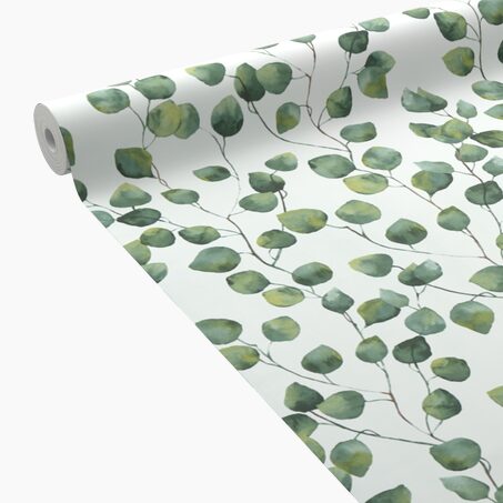 Papier peint intissé pré-encollé SADÉE vert feuille