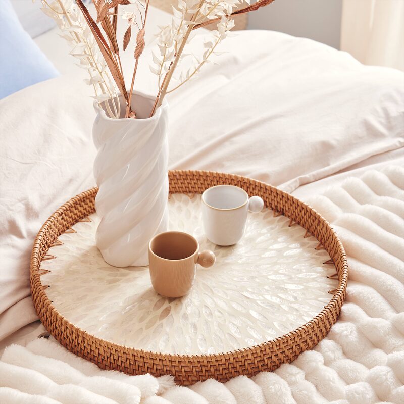 Plateau NOELY coloris beige