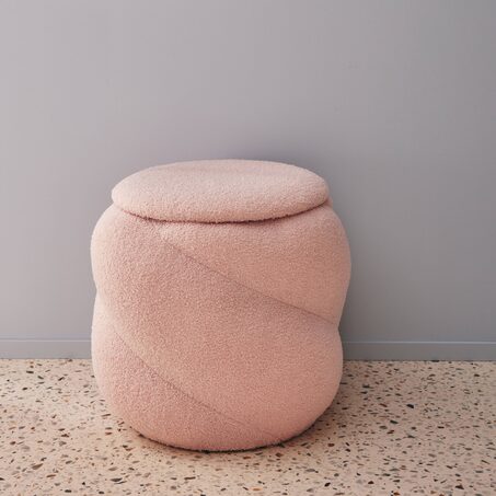 Tabouret ALTHEA coloris rose