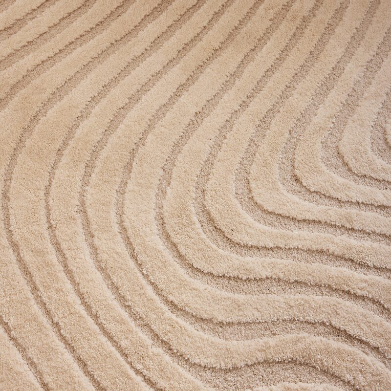 Tapis LANA coloris blanc 160 cm