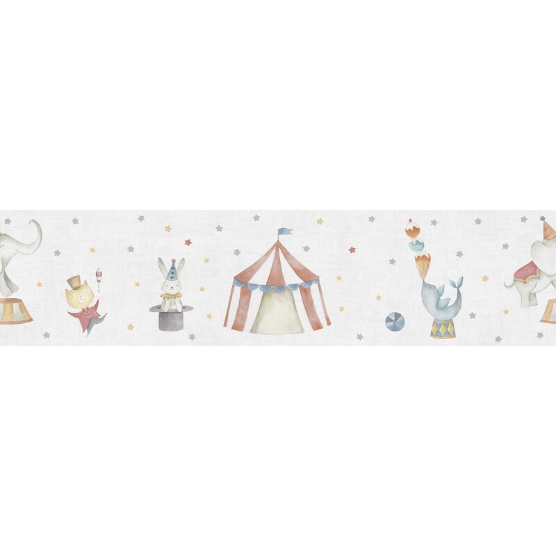 Frise intissée CIRCUS coloris multicolore