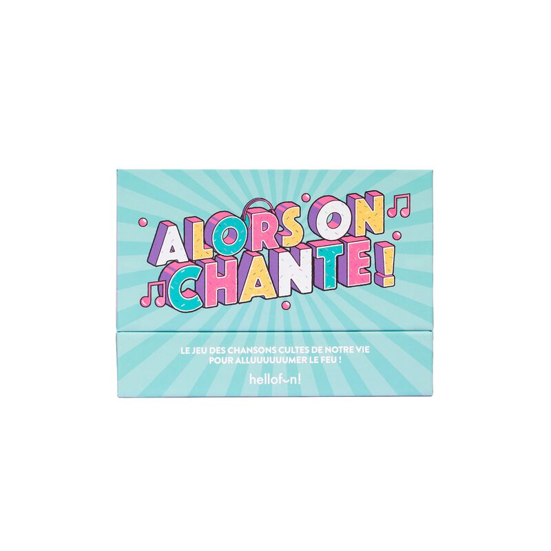 Jeu de cartes ALORS ON CHANTE